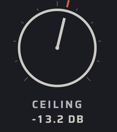 The CEILING dial